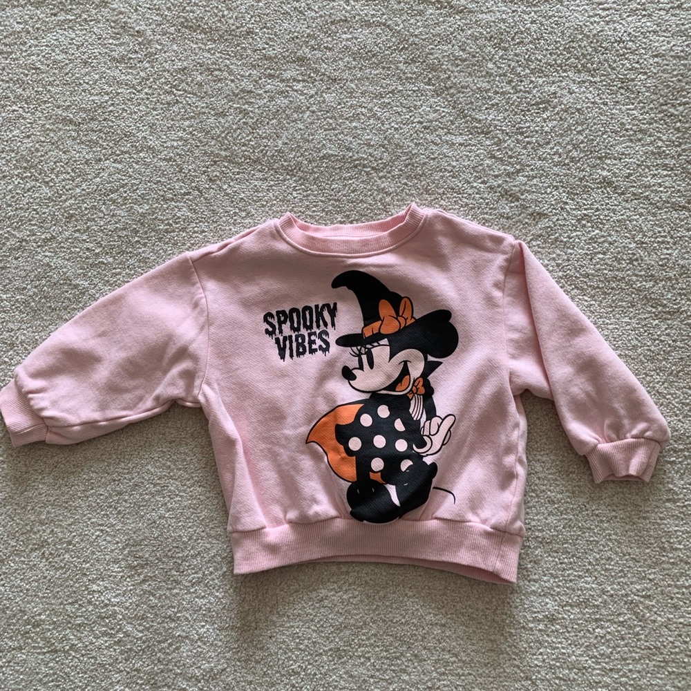 Minnie Mouse Spooky Vibes Halloween sweatshirt